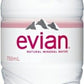 エビアン 750ml ペットボトル 24本 (12本入×2 まとめ買い) ナチュラル ミネラルウォーター 硬水 フランス産 evian 伊藤園 正規輸入品