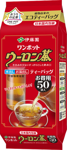 伊藤園 ワンポット エコティーバッグ ウーロン茶 50袋×10個入