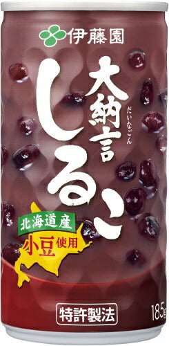 伊藤園 大納言しるこ 185g 缶 60本 (30本入×2 まとめ買い) おしるこ お汁粉 大納言小豆