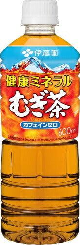 伊藤園 健康ミネラルむぎ茶 600ml ペットボトル 24本入 お茶 デカフェ ノンカフェイン 麦茶