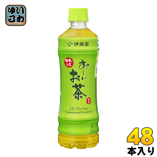 伊藤園 お～いお茶 緑茶 525ml ペットボトル 48本 (24本入×2 まとめ買い) 〔お茶〕