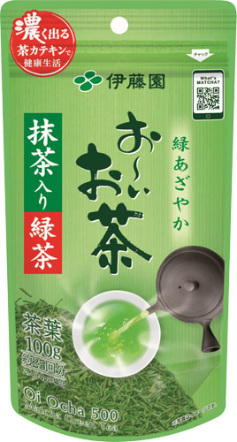 伊藤園 お～いお茶 抹茶入り緑茶 100g 10袋入