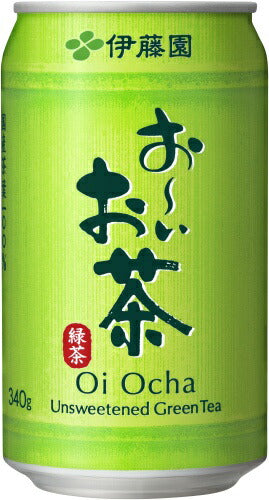 伊藤園 お～いお茶 緑茶 340g 缶 48本 (24本入×2 まとめ買い) おーいお茶 りょくちゃ ドリンク