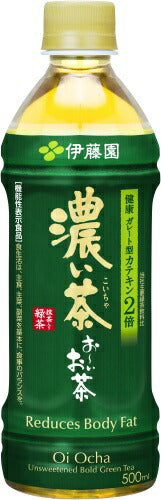 伊藤園 お～いお茶 濃い茶(VD用) 500ml ペットボトル 24本入 おーいお茶 緑茶 機能性表示食品