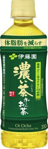伊藤園 お～いお茶 濃い茶 350ml ペットボトル 24本入 おーいお茶 緑茶 機能性表示食品