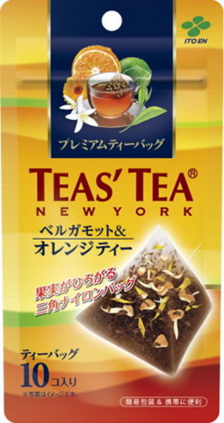 伊藤園 TEAS' TEA プレミアムティーバッグ ベルガモット＆オレンジティー 2.0g×10袋 16個入
