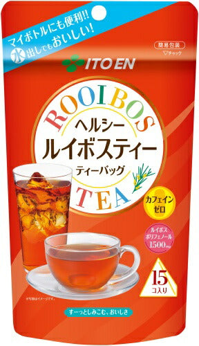 伊藤園 ヘルシー ルイボスティー ティーバッグ 15P×10袋入 お茶 カフェインゼロ TEA