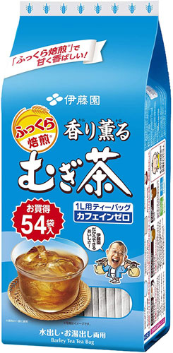 伊藤園 香り薫るむぎ茶ティーバッグ 54袋×10個入 麦茶 お茶