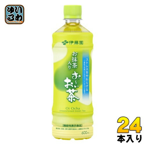 伊藤園 お抹茶入り お～いお茶 600ml ペットボトル 24本入 機能性表示食品 お茶 緑茶 抹茶