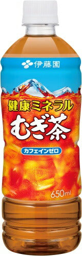 伊藤園 健康ミネラルむぎ茶 650ml ペットボトル 24本入 お茶 デカフェ ノンカフェイン 麦茶