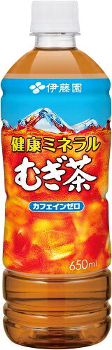 伊藤園 健康ミネラルむぎ茶 650ml ペットボトル 24本入 お茶 デカフェ ノンカフェイン 麦茶