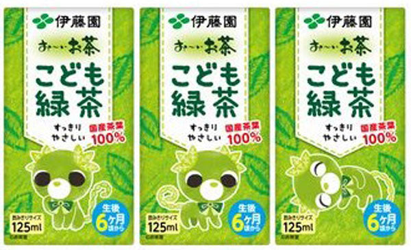伊藤園 お～いお茶 こども緑茶 125ml 紙パック 144本 (36本入×4 まとめ買い) おーいお茶 りょくちゃ