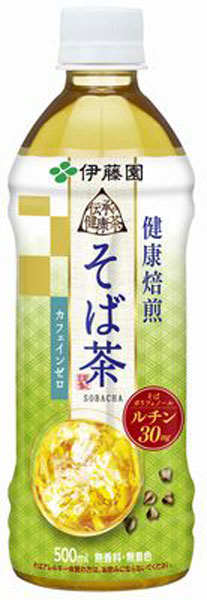 伊藤園 伝承の健康茶 そば茶 500ml ペットボトル 48本 (24本入×2まとめ買い) 蕎麦茶 お茶 デカフェ ノンカフェイン