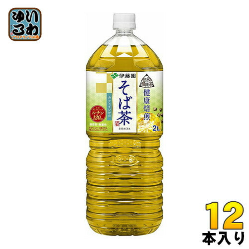 伊藤園 伝承の健康茶 そば茶 2L ペットボトル 12本 (6本入×2 まとめ買い) 〔お茶〕