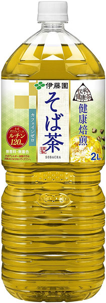 伊藤園 伝承の健康茶 そば茶 2L ペットボトル 12本 (6本入×2 まとめ買い) 〔お茶〕