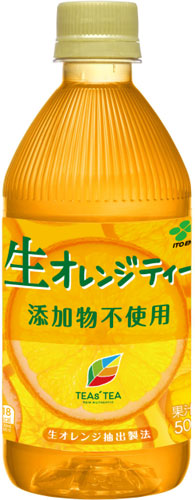 伊藤園 TEAS'TEA 生オレンジティー 500ml ペットボトル 48本 (24本入×2 まとめ買い)
