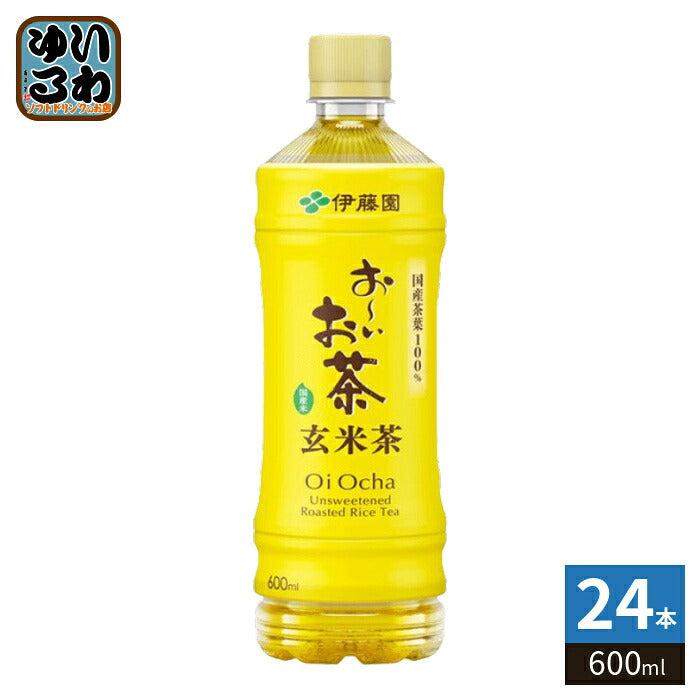 伊藤園 お～いお茶 玄米茶 600ml ペットボトル 24本入 お茶 おちゃ おーいお茶 カフェイン少なめ