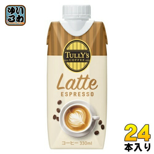 伊藤園 タリーズコーヒー ラテエスプレッソ 330ml 紙パック 24本 (12本入×2　まとめ買い) カフェラテ 香料不使用