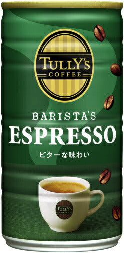 伊藤園 タリーズコーヒー バリスタズ エスプレッソ 180g 缶 60本 (30本入×2 まとめ買い) コーヒー飲料 人工甘味料不使用 香料不使用