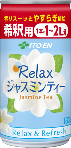 伊藤園 Relax ジャスミン ティー 希釈用 180g 缶 30本入 〔お茶〕