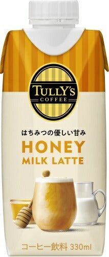 伊藤園 タリーズコーヒー ハニーミルクラテ 330ml 紙パック 36本 (12本入×3 まとめ買い)