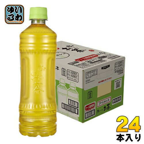 伊藤園 お～いお茶 緑茶 ラベルレス 525ml ペットボトル 24本入