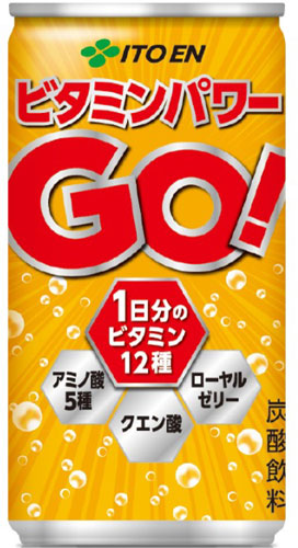 伊藤園 ビタミンパワーGO！ 190ml 缶 60本 (30本入×2 まとめ買い)