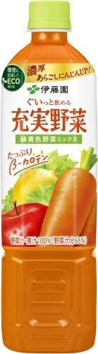 伊藤園 充実野菜 緑黄色野菜ミックス 740g ペットボトル 30本 (15本入×2 まとめ買い) 野菜ジュース 健康飲料