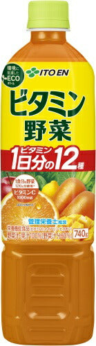 伊藤園 ビタミン野菜 740g ペットボトル 30本 (15本入×2 まとめ買い) 野菜ジュース 栄養機能食品 管理栄養士推奨