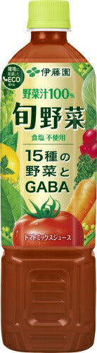 伊藤園 旬野菜 730g ペットボトル 30本 (15本入×2 まとめ買い) 野菜ジュース トマトミックス