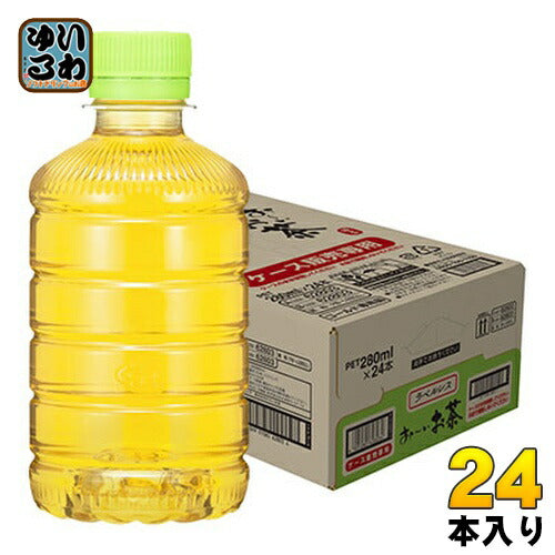 伊藤園 おーいお茶 緑茶 ラベルレス 280ml ペットボトル 24本入 お～いお茶
