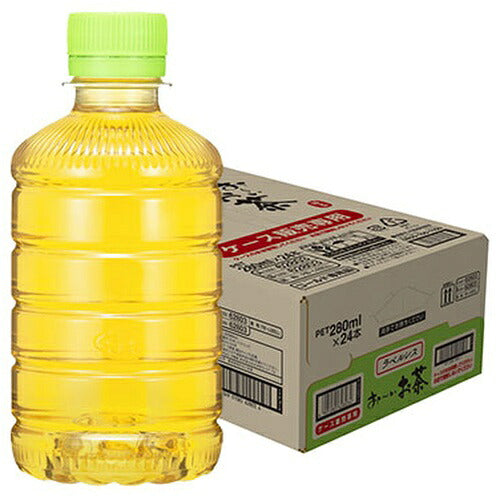 伊藤園 おーいお茶 緑茶 ラベルレス 280ml ペットボトル 48本 (24本入×2 まとめ買い) お～いお茶