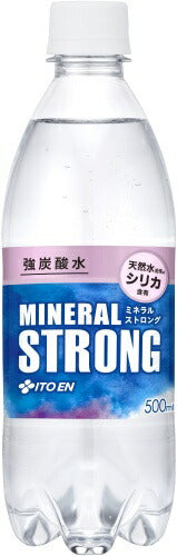 伊藤園 強炭酸水 ミネラルストロング 500ml ペットボトル 24本入 mineral strong 炭酸水 無糖炭酸 熱中症対策