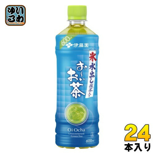 伊藤園 氷水出し 抹茶入り お～いお茶 600ml ペットボトル 24本入 お茶飲料 緑茶
