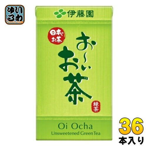 伊藤園 お～いお茶 緑茶 125ml 紙パック 36本 (18本入×2 まとめ買い)