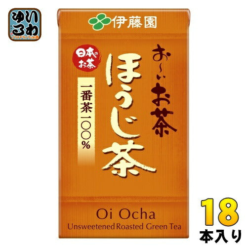 伊藤園 お～いお茶 ほうじ茶 125ml 紙パック 18本入 焙じ茶 お茶 便利 持ち運び