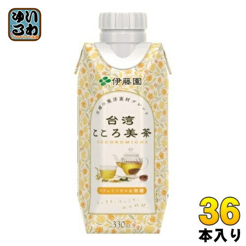 伊藤園 台湾こころ美茶 330ml 紙パック 36本 (12本入×3 まとめ買い) お茶