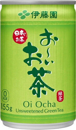 伊藤園 お～いお茶 緑茶 155g 缶 60本 (30本入×2 まとめ買い)