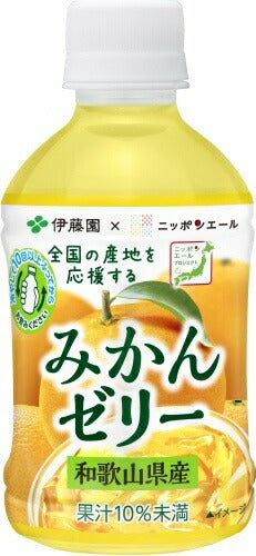 伊藤園 ニッポンエール 和歌山県産 みかんゼリー 280g ペットボトル 24本入