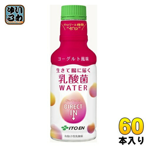 伊藤園 パウダーイン 乳酸菌ウォーター 190ml ペットボトル 60本 (30本入×2 まとめ買い) 乳酸菌飲料 砂糖不使用