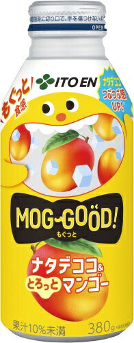 伊藤園 もぐっと ナタデココ&とろっとマンゴー 380g ボトル缶 24本入 果汁飲料 MOG GOOD