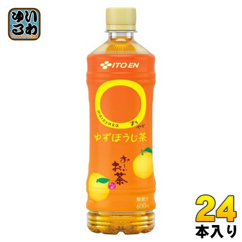 伊藤園 お～いお茶 まろやか ゆずほうじ茶 600ml ペットボトル 24本入 おーい お茶 ほうじちゃ 焙じ茶 季節限定