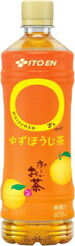 伊藤園 お～いお茶 まろやか ゆずほうじ茶 600ml ペットボトル 48本 (24本入×2 まとめ買い) おーい お茶 ほうじちゃ 焙じ茶 季節限定