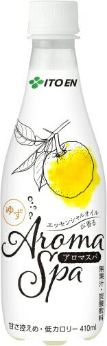 伊藤園 アロマスパ ゆず 410ml ペットボトル 24本入 炭酸飲料 柚子 低カロリー