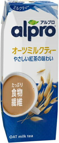 ダノンジャパン アルプロ たっぷり食物繊維 オーツミルクティー やさしい紅茶の味わい 250ml 紙パック 18本入