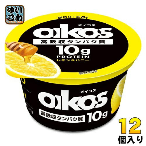ダノンジャパン ダノン オイコス 脂肪0 レモン&ハニー ヨーグルト 113g カップ 12個入 プロテイン 冷蔵 低GI ダノンヨーグルト