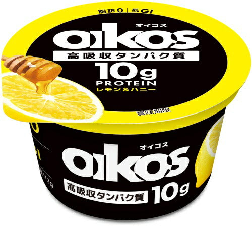 ダノンジャパン ダノン オイコス 脂肪0 レモン&ハニー ヨーグルト 113g カップ 24個 (12個入×2 まとめ買い) プロテイン 冷蔵 低GI ダノンヨーグルト