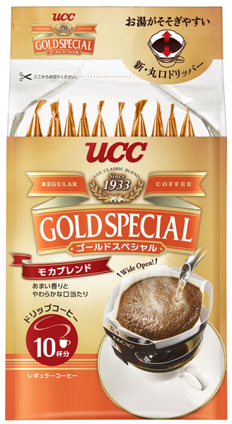 UCC ゴールドスペシャル ドリップコーヒー モカブレンド 10杯×6個入 〔コーヒー〕