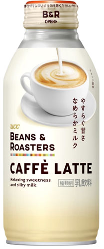 UCC BEANS＆ROASTERS カフェラテ 375g ボトル缶 48本 (24本入×2 まとめ買い)