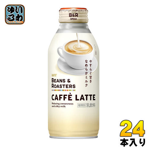 UCC BEANS＆ROASTERS カフェラテ 375g ボトル缶 24本入